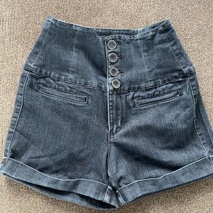 High waisted shorts